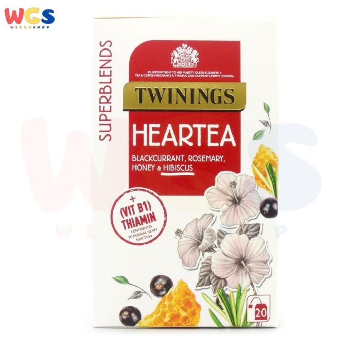 

Twinings Tea Superblends Heartea Blackcurrant Rosemary Honey 20 Bags