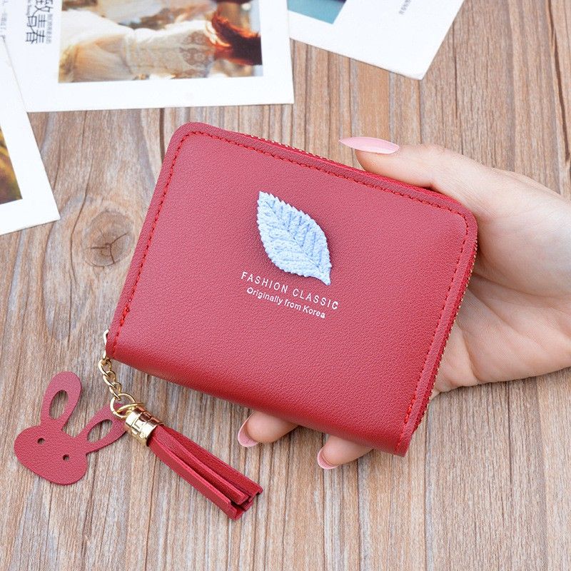 Bundara.id Do-1018 Korean style Dompet  mini Cantik daun import dompet wanita