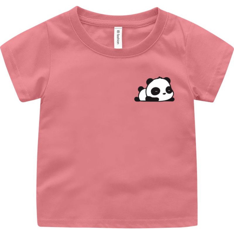 Kaos Anak Unisex Laki &amp; perempuan Panda small Baju Distro Anak Atasan Perempuan T Shirt Anak Cewek