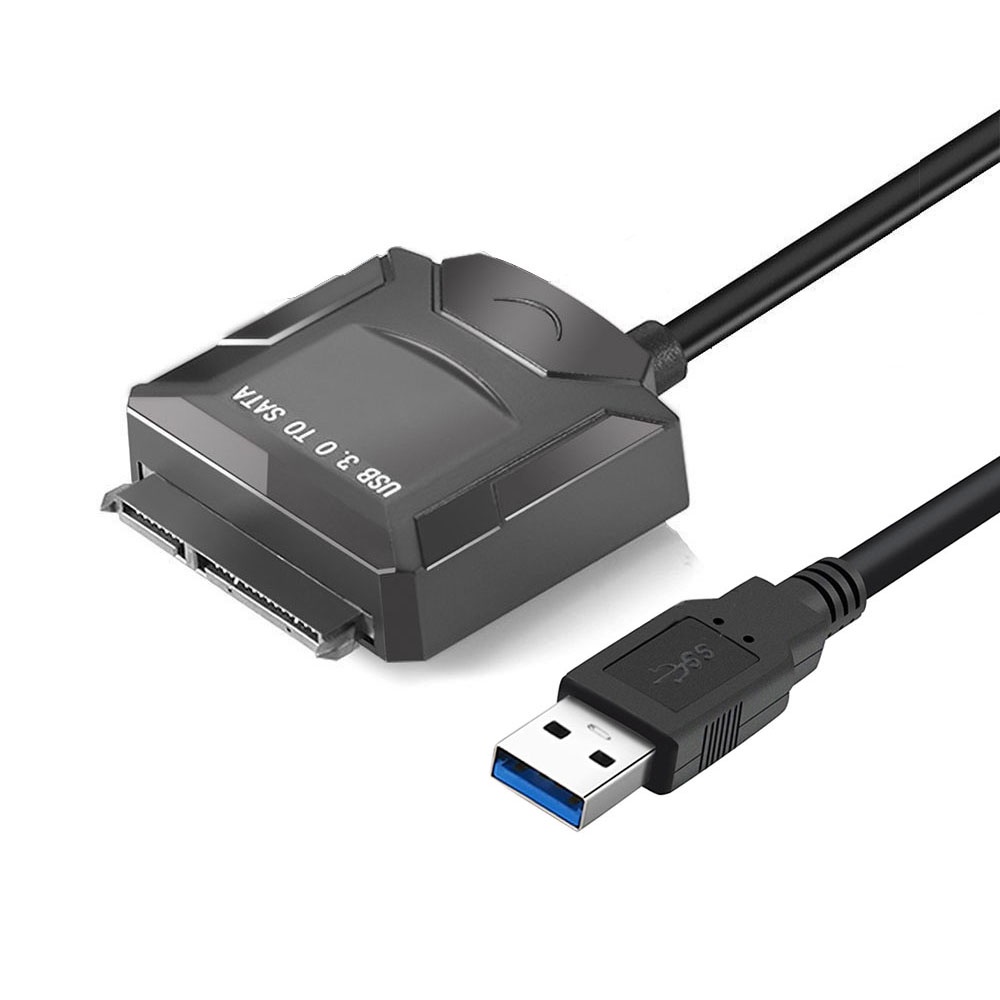 Kabel Adapter USB 3.0 to SATA for 3.5 / 2.5 Inch HDD SSD - ZD0004 - Black