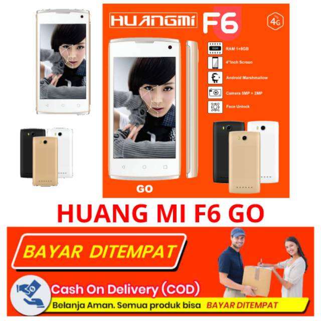 Huangmi F6 Go Android 4g Ram 1gb Garansi Resmi Shopee Indonesia