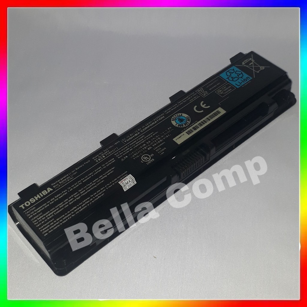 Baterai Laptop Toshiba Satellite C40-A C40-B C40D-A C40D-B C40T-A, C40T-B, C50-A, C55, C55DT  PA5109U-1BRS, PA5108U-1BRS, PA5110U PA5024U-1BRS, PA5025U, PA5026U-1BRS PA5109