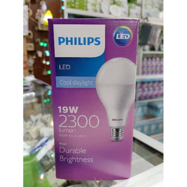 Bohlam Lampu LED Philips 19 Watt 19w / Philips Putih 19 W Bulb LED 19watt