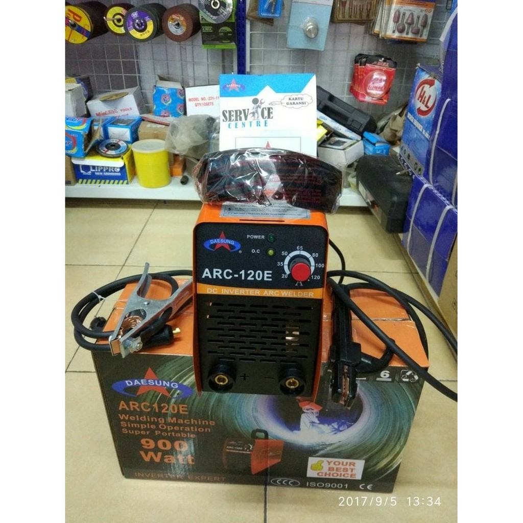 Mesin Travo Las Inverter Daesung ARC 120E Terlaris