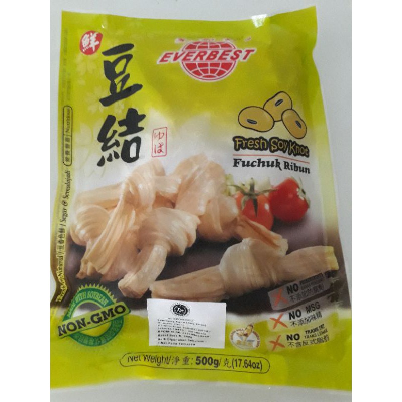 

Everbest Fresh Soy Knot 500gr Fuchuk Ribun Kembang Tahu ikat