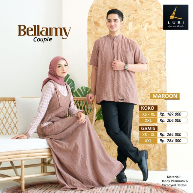 LUBI COUPLE KOKO DAN GAMIS BELLAMY COUPLE