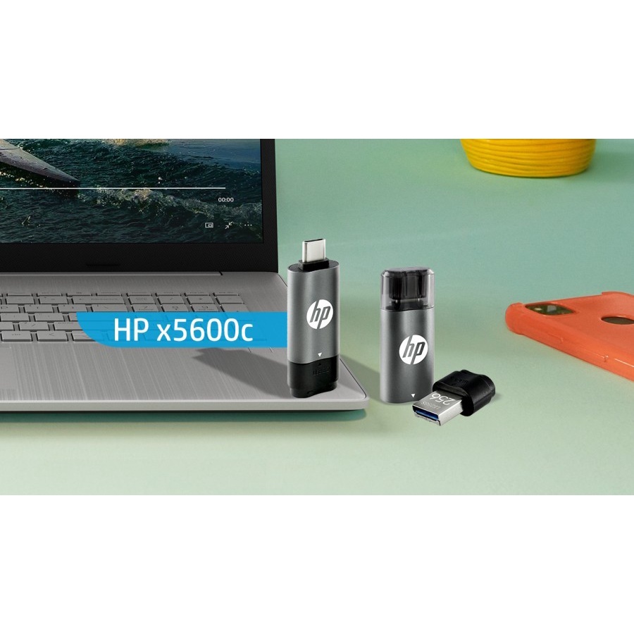 Flashdisk OTG HP X5600C 128Gb Type-C USB 3.2