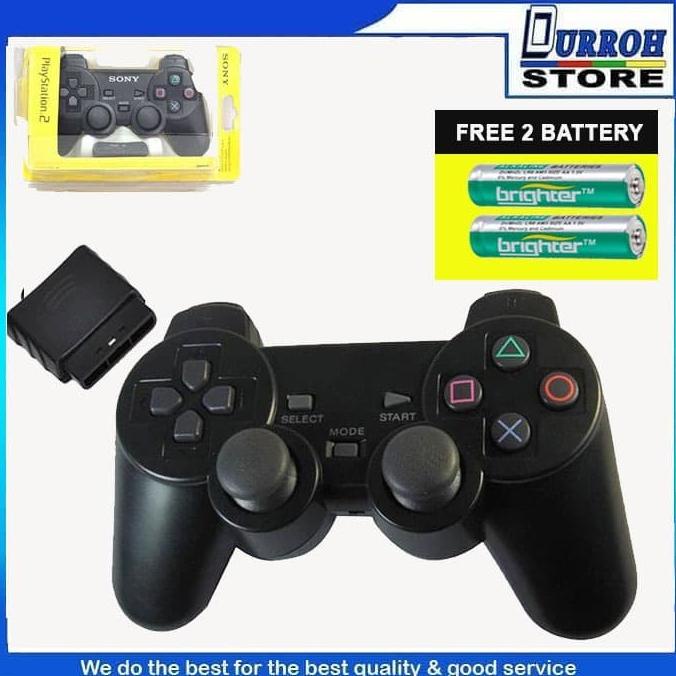 Stik PS 2 Wireless 2.4 G Original Pabrik