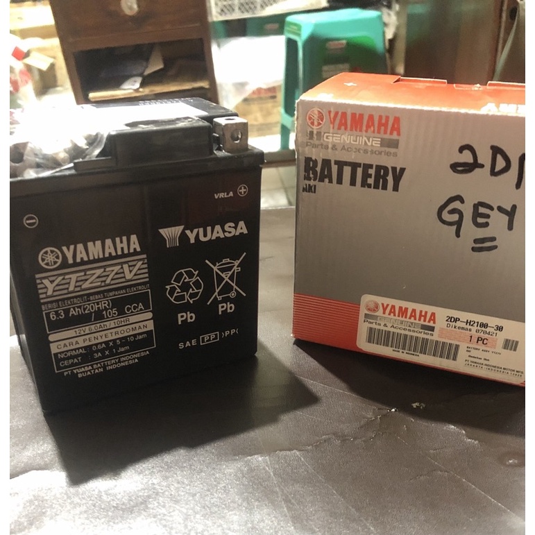 Aki Kering Yuasa Nmax Aerox Lexi Original Yamaha Genuine Parts Asli