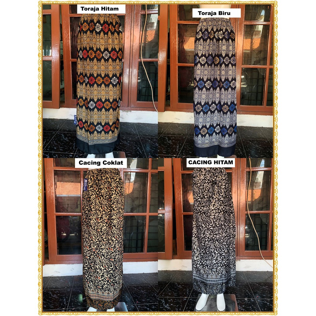 Real pic Rok Batik Katun Silk Prada Motif Mengkilat Best Seller (14 motif) Real Pict Asli !!