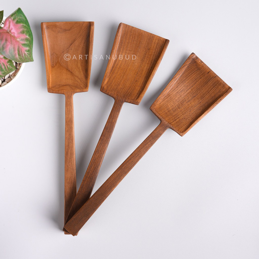 Jual Mahabala Sendok Sutil Kayu Spatula Kayu Jati Bahan Alami Food