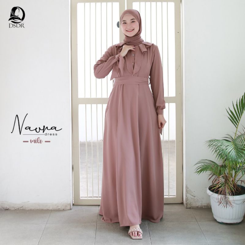 DSDR / NAURA DRESS / DRESS TERBARU / GAMIS CASUAL
