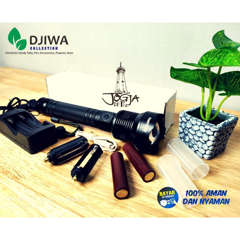 Senter XHP 70 Cahaya 90.000 lumens XHP 70.2 Senter Led Super Terang