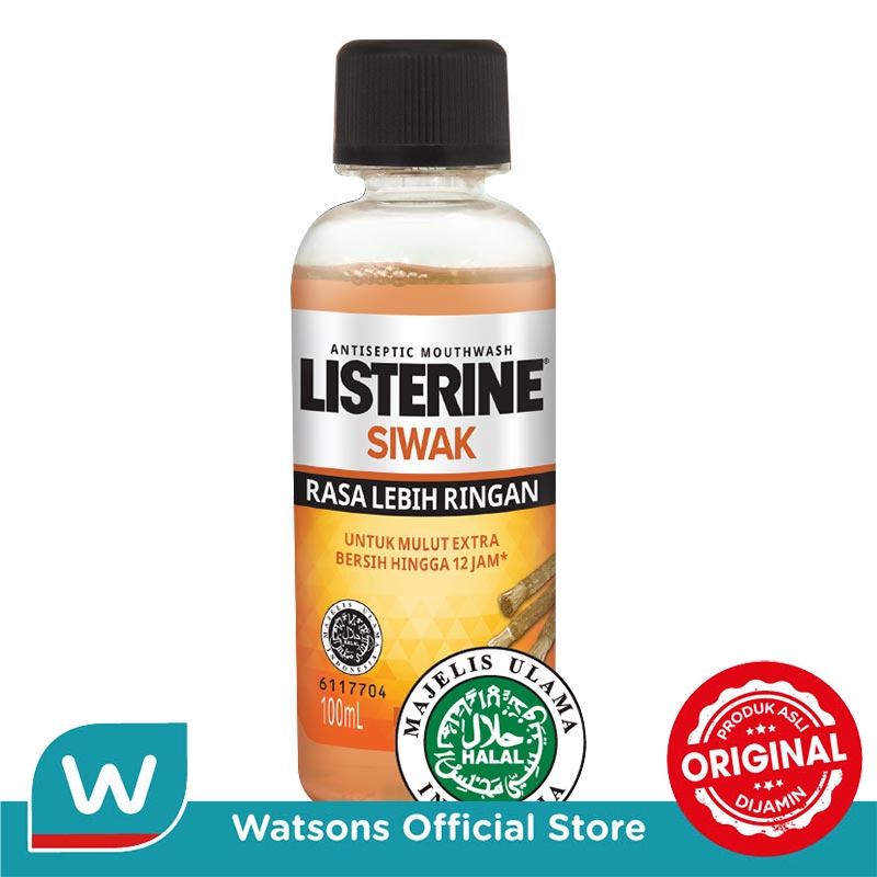 Listerine Mouth Wash Siwak 100ml