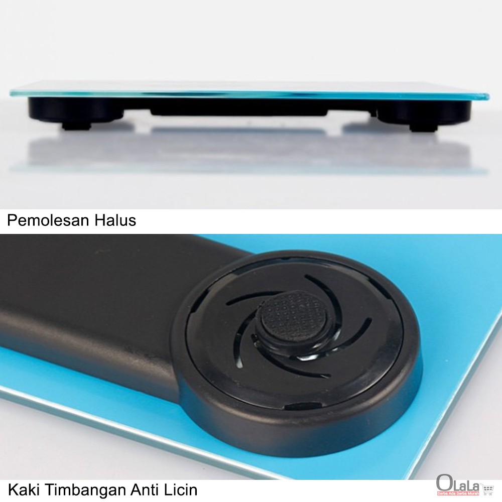 Timbangan Badan Kaca Digital - Elektronik 180kg KARTUN SCALE OLL - 2626-8