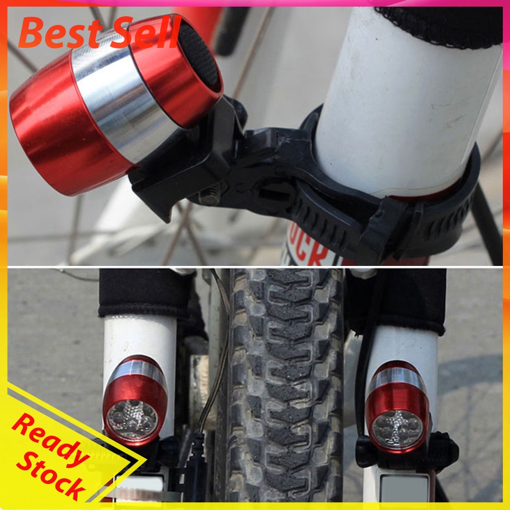 Bicycle Head Light 6 LED MTB Bike Front Fork Handlebar Warning Night Lamp