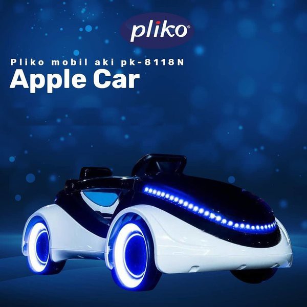 Mainan Anak Mobil Aki Sport Apple Car Iphone Pliko PK 8818N