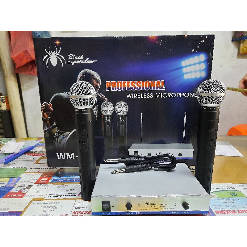 Mikrofon Wireless 2Mic BlackSpider dimedan