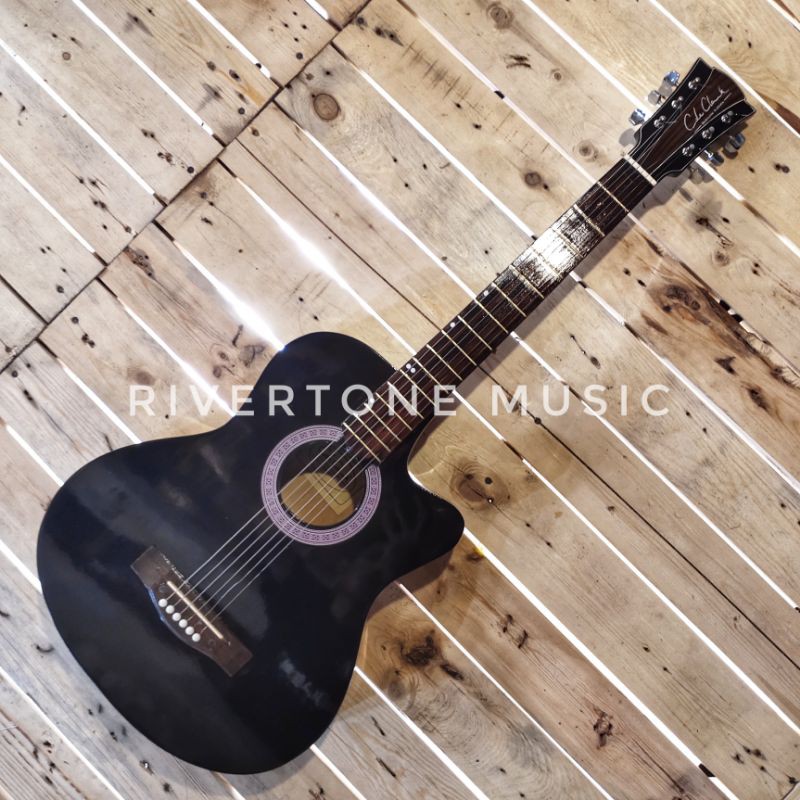 GITAR AKUSTIK COLE CLARK TERLARIS HITAM MURAH