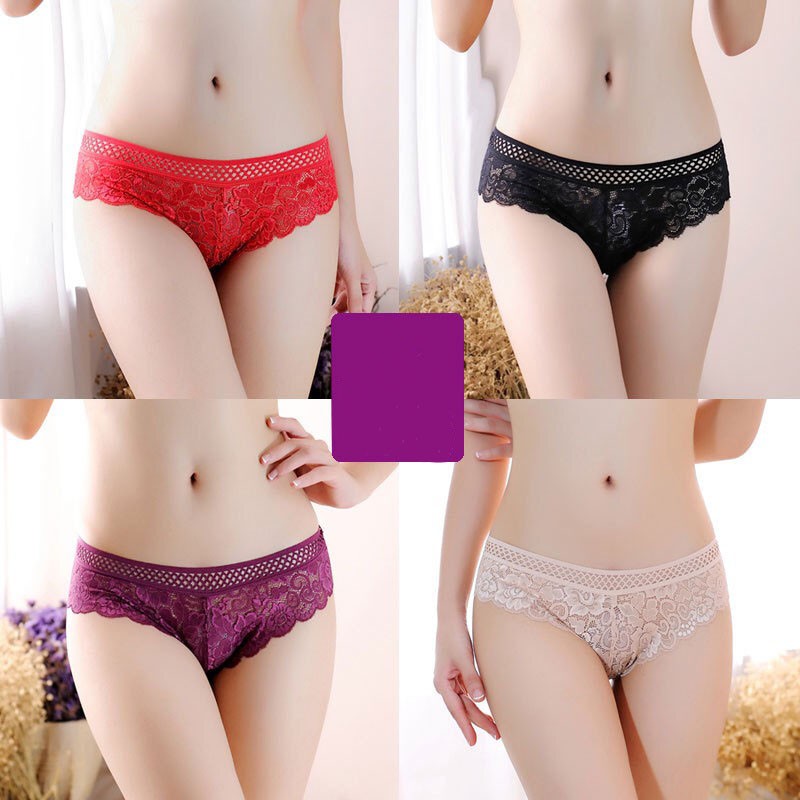 Celana Dalam Low Waist Sexy G String Lace Lingerie thong C028