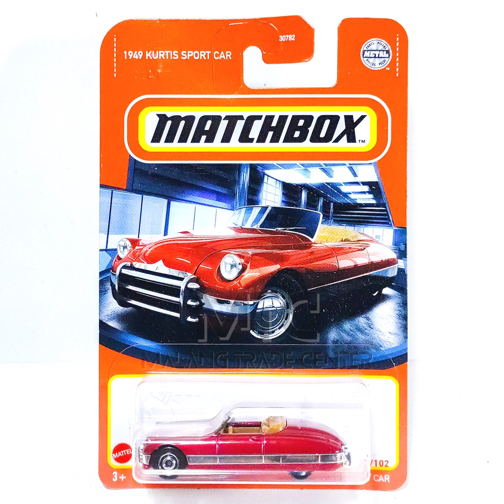 Matchbox 1949 Kurtis Sport Car Red 930A