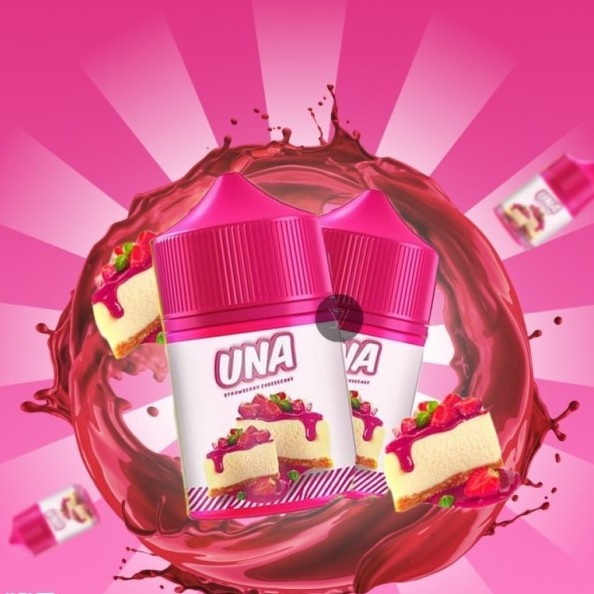 Una Strawberry Cheesecake 100% 60ML 3MG-6MG