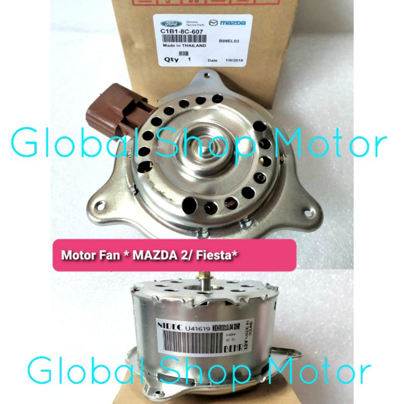 motor fan ecosport original  merk nidec made in poland 12v