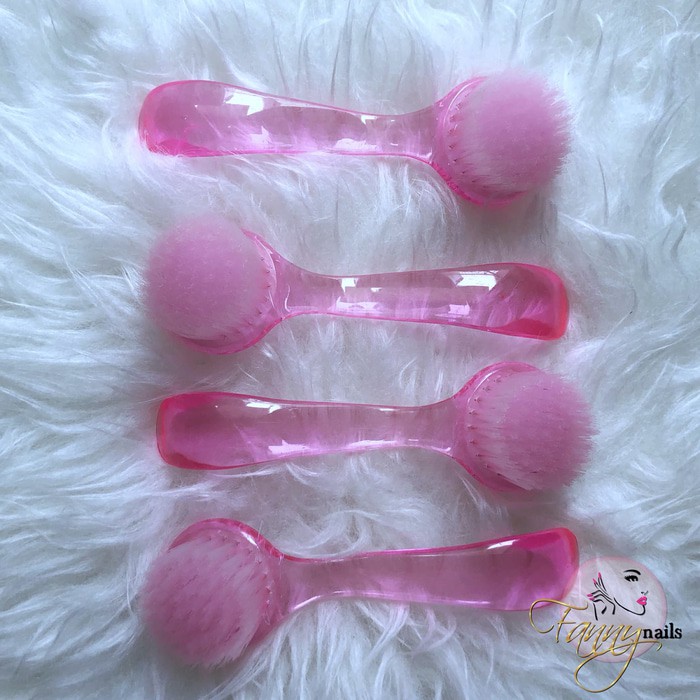 Sikat mani pedi / dust brush / sikat tangan kaki oval