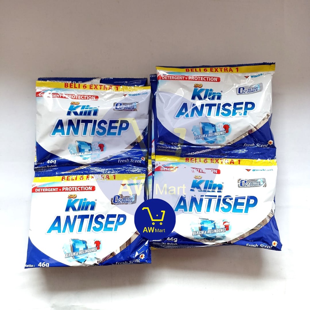 SO KLIN ANTISEP RENCENG (ISI 6 PCS X 40GRAM) - SOKLIN ANTISEPTIK RENCENG (ISI 6 PCS X 40GRAM)