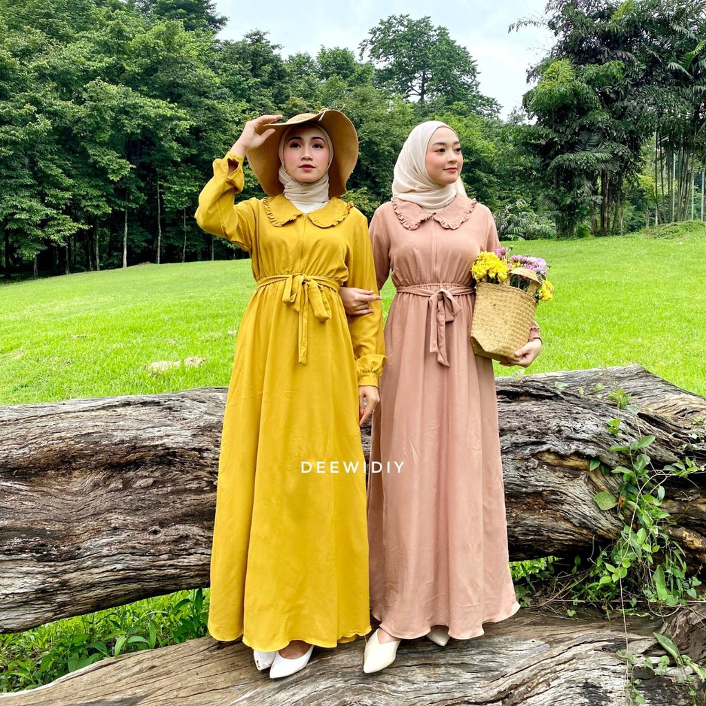 DRESS MUSLIM WANITA BUSUI FRIENDLY - PUSPITA DRESS DEEWIDIY