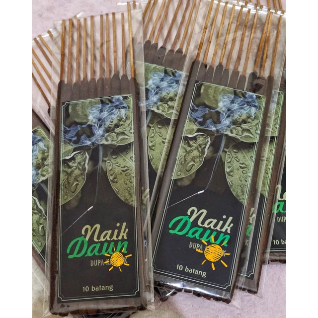 Dupa Hio Natural NAIK DAUN 3 Jam 10 Batang Natural Wangi Cendana Rempah