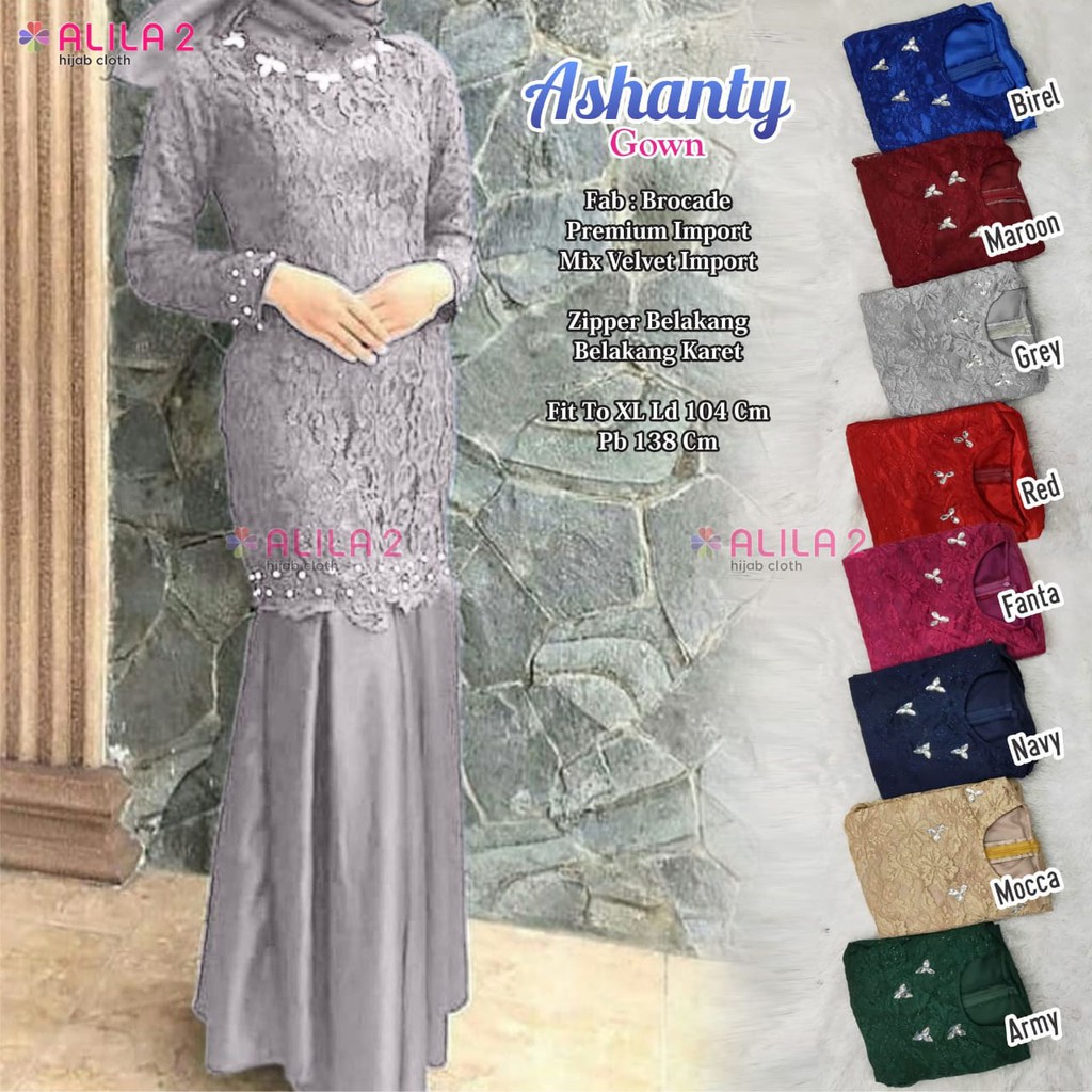 Gamis Dress Ashanty Ori Alila