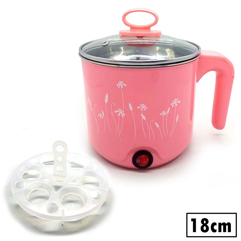 Panci listrik / teko listrik electric steamer pot stainless steel 18 cm Warna Random