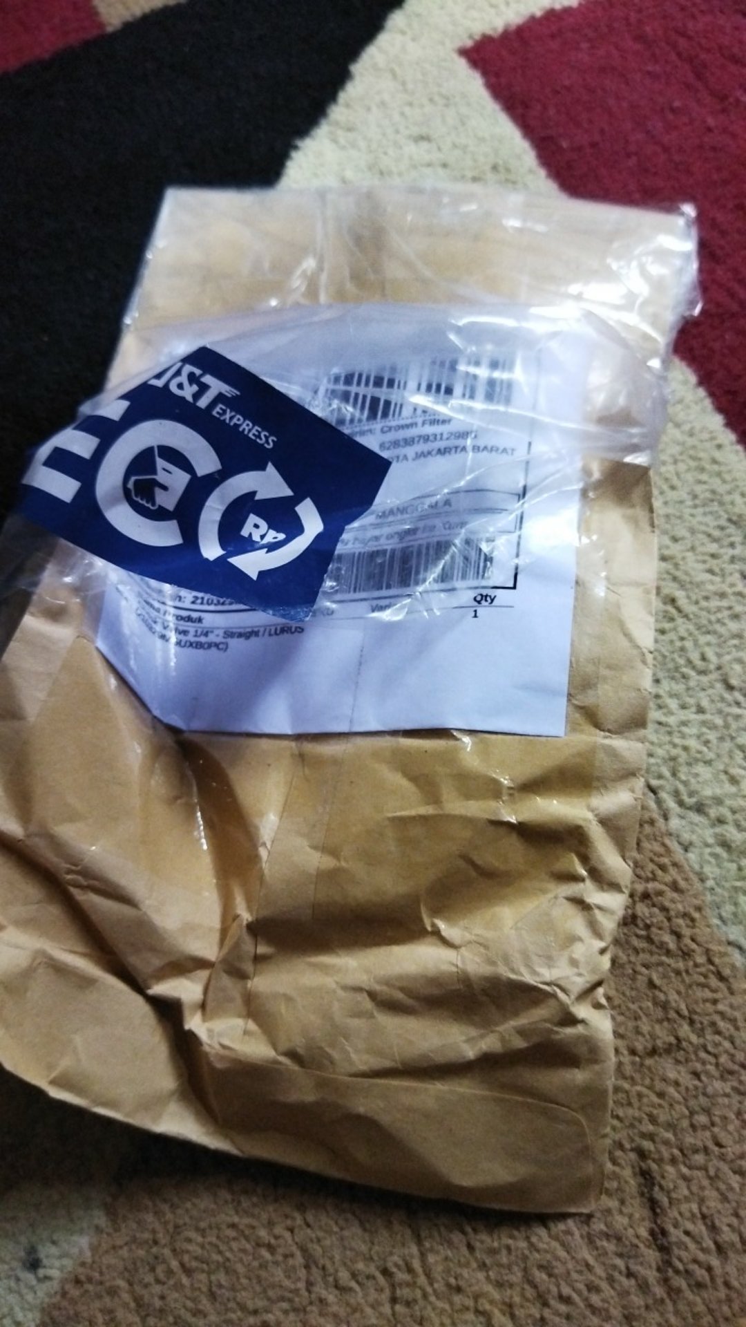 Check Valve 1/4 - Straight / Lurus