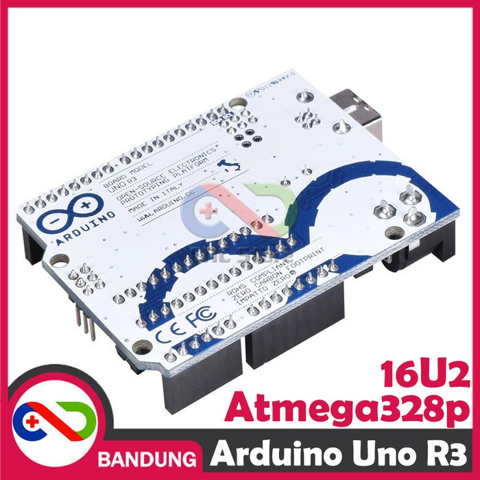 UNO R3 ATMEGA328P DIP ATMEGA 16U2 COMPATIBLE TANPA KABEL ARDUINO