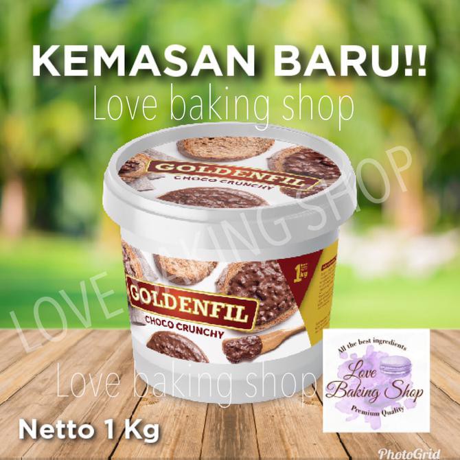

Terhot! Hot Sale Promo Goldenfil Chocolate Crunchy Selai Crispy Kue Isian Roti