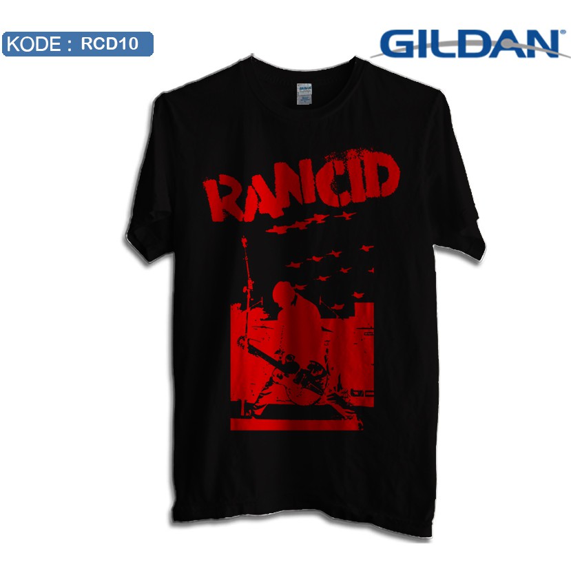 Kaos rancid band original gildan softstyle rcd10