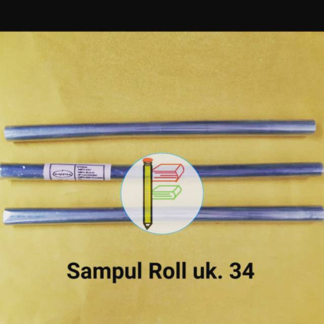 Sampul Buku / Sampul Mika Roll Gulungan ukuran 34 cm