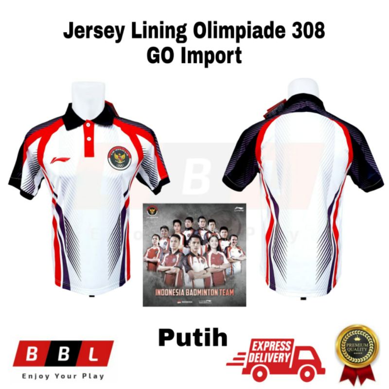 Jual Jersey Badminton Olimpiade Tokyo 2020 Official Jersey Bulutangkis ...