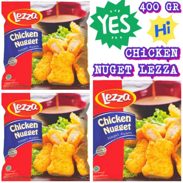 

LEZZA CHiCKEN NAGET 400 GR
