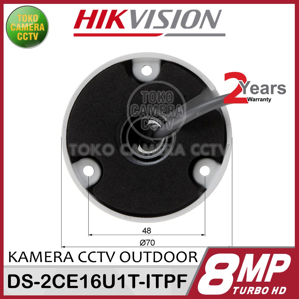 KAMERA CCTV HIKVISION OUTDOOR 8MP ULTRA HD 4K