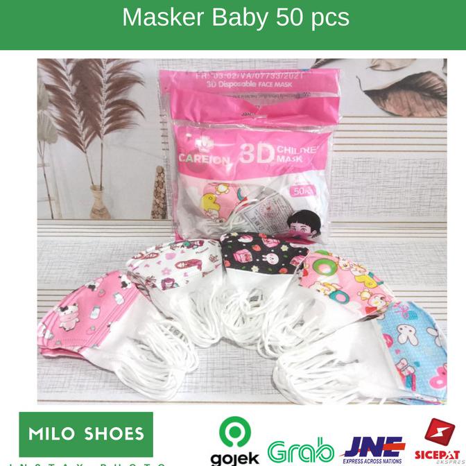 Best Seller Masker Duckbill Anak Balita - Masker Anak - Masker Balita Masker Bayi - Baby Girl