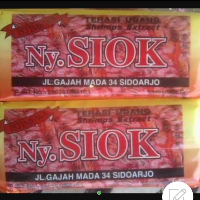 

TERASI UDANG NY.SIOK