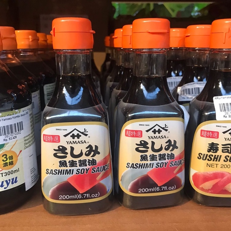 

Yamasa Sashimi Soy Sauce 200 ml (Bumbu saus kecap asin)