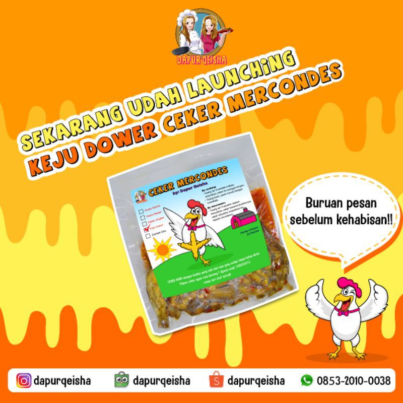 Ceker Mercondes Keju Dower