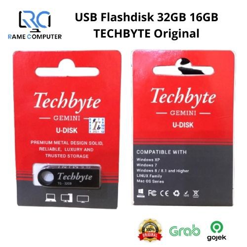 USB Flashdisk 32GB 16GB TECHBYTE ORIGINAL