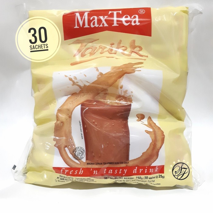 

(BISA COD) Maxtea Teh Tarik (30 Sachets)