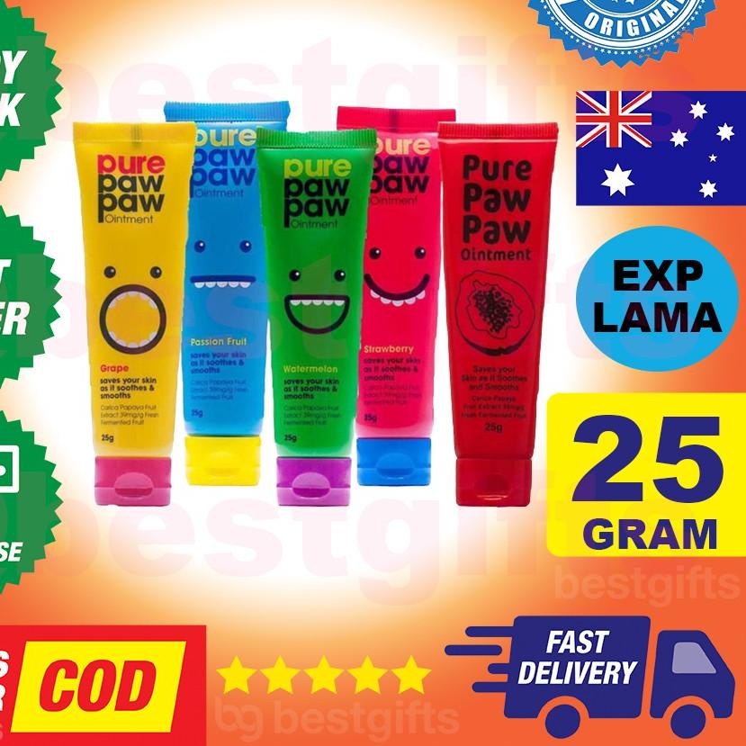 ❃ PURE PAW PAW OINTMENT ORIGINAL RED PELEMBAB BIBIR KULIT KERING KUTIKULA LUKA RINGAN GATAL 25 GRAM 