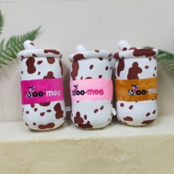 Boneka Boba Sapi Size 30cm/boneka minuman boba/Boneka milk tea/Boneka Sapi/Boneka Moo Moo