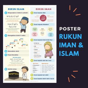 Poster Rukun Islam dan Rukun Iman Yufid